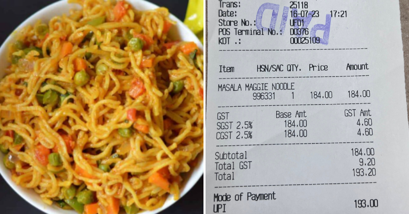 Maggi noodles go viral after a Twitter user posts about its price of Rs 193 at the airport