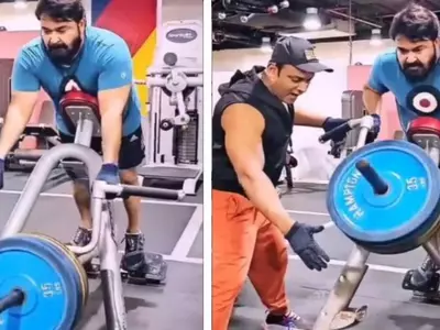Mohanlal Lifts 100 Kg At The Gym With Ease, Fans Wonder If He Is Really 63 Years Old