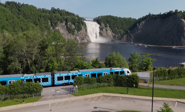 At Quebec Rails, the first hydrogen-powered train in North America is tested