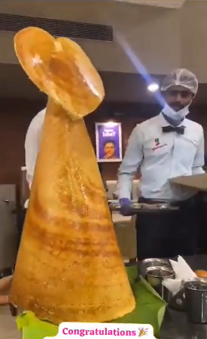 Restaurant Celebrates Chandrayaan-3 With Rocket-Like Dosa