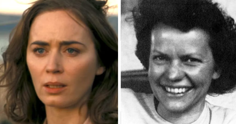 real vs real life oppenheimer cast: Emily Blunt as Katherine Oppenheimer