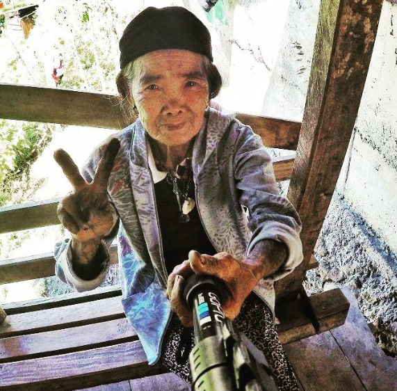 Woman Gets Inked By Oldest 106YO Tattoo Artist Apo Whang-Od