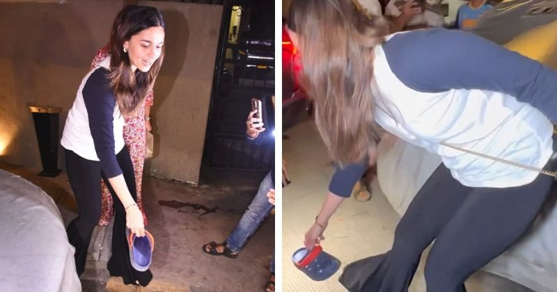 Alia Bhatt Hands Missing Slipper To Paparazzi In Viral Video