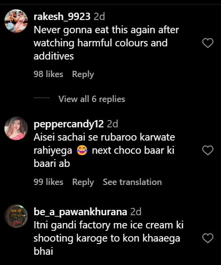 comments icecream 