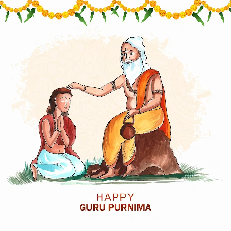 Guru Purnima Drawing Easy | Guru Purnima Poster Idea| How To Draw Guru  Purnima Drawing Step By Step - YouTube
