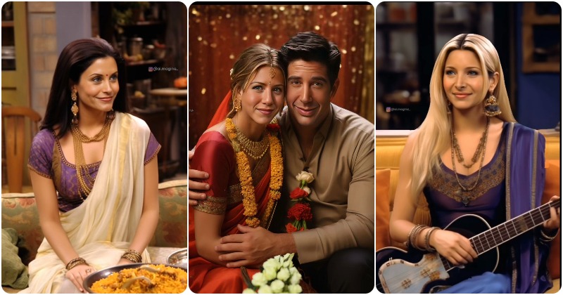 Artist Uses AI To Transform The Cast Of FRIENDS Into Desi Folks ...