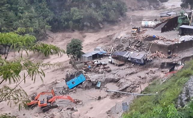 Landslides Cut Off Parts Of Sikkim, Including Nathula As Heavy Rain ...