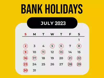 Bank Holidays In July 2023