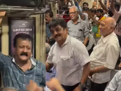 This Video Of Elderly Men Grooving To Kaanta Laga In Mumbai Metro Will Make You Get Up & Dance
