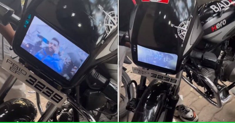 bike with screen