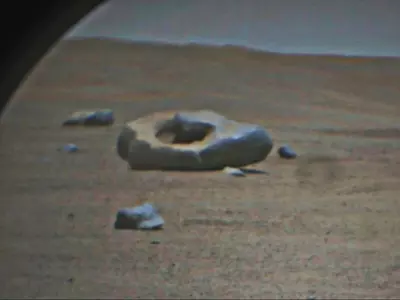 New Picture Clicked By Perseverance Rover Shows Donut-Shaped Rock On Mars