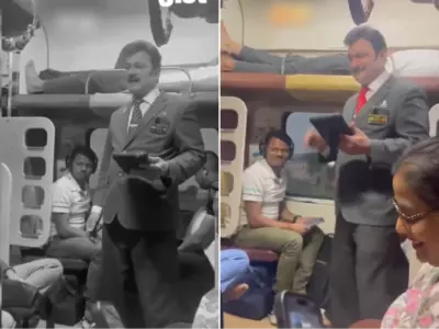 Here's TTE's Heartwarming Video Welcome The Passengers On Train