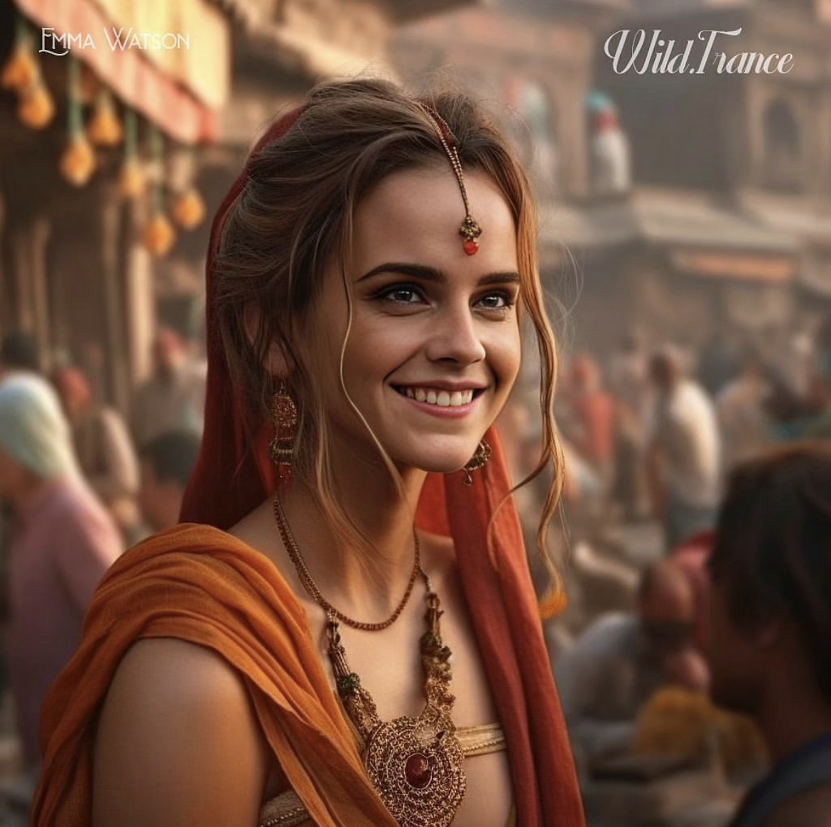 AI Images Of Hollywood Actresses As Indian Monks