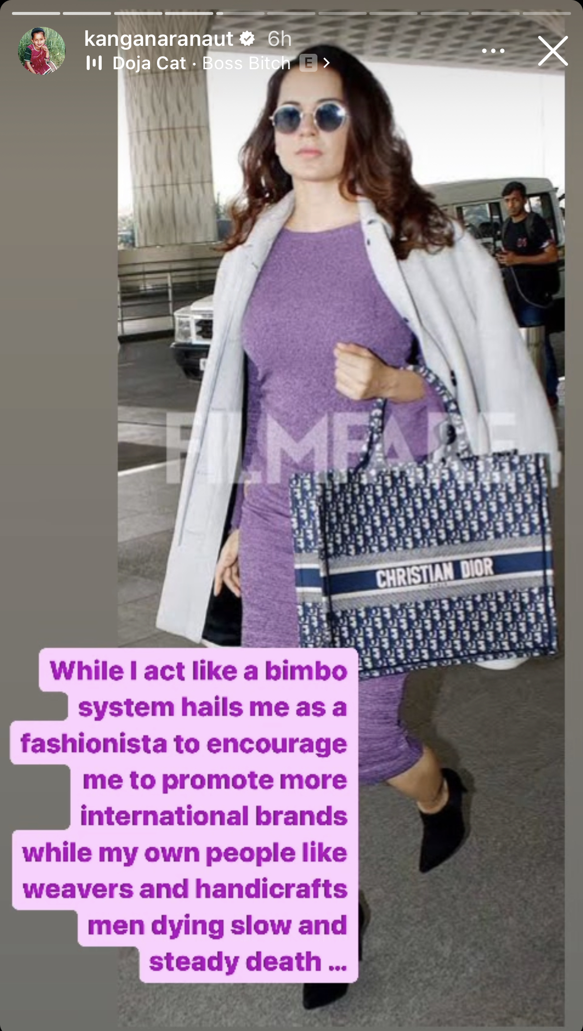 It's Expensive! Kangana Ranaut's favourite Lady Dior bag comes at a  whopping price