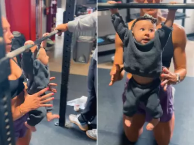 Mixed Reactions Viral Video Shows Baby Girl's Early Gymnastics Attempt