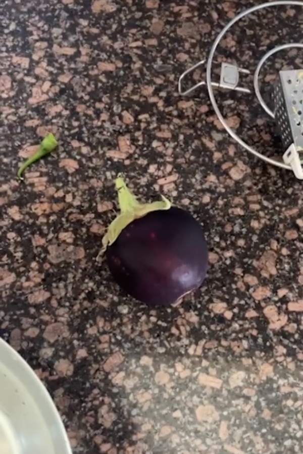 He asked his sister to roast an eggplant after ordering it on Instamart