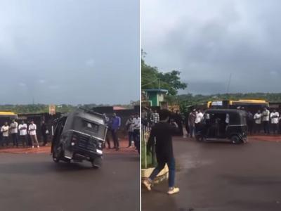 Spectacular Autorickshaw Stunt Goes Viral Internet Can't Get Enough