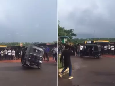 Spectacular Autorickshaw Stunt Goes Viral Internet Can't Get Enough
