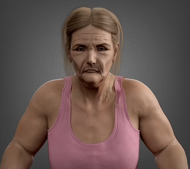 Swollen Eyes, Hunchback this is how work from workers will look like after 70 years