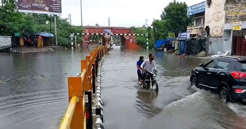 Severe Waterlogging As Ganga Nears Danger Mark In Haridwar