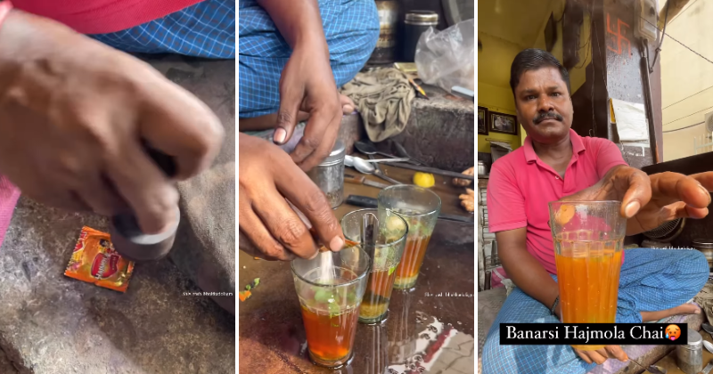 Viral Varanasi Hajmola Chai baffles netizens with its mix of flavors