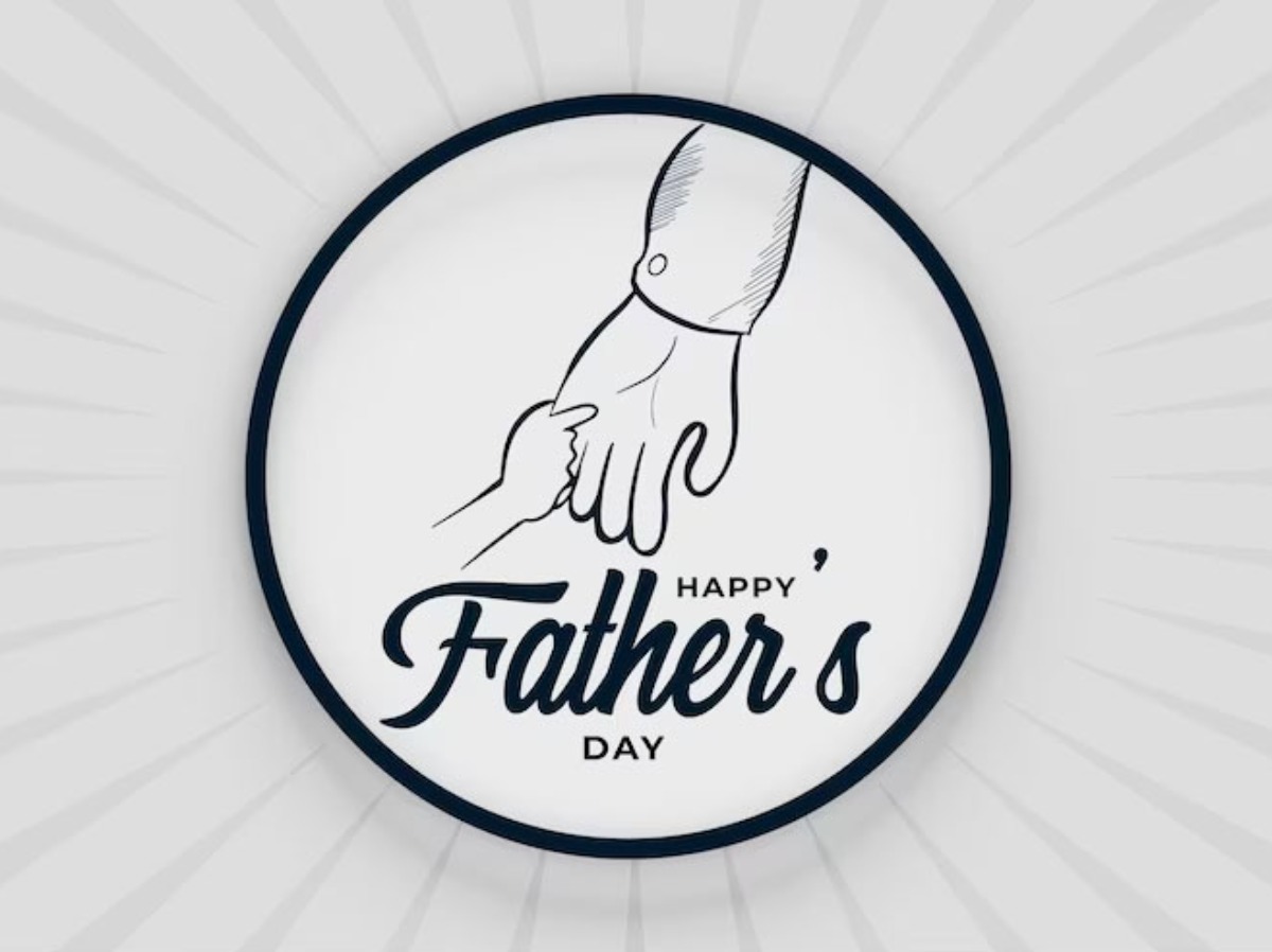 Happy Fathers Day Hand Drawn Lettering For Greeting Card, Poster, Banner,  Logo. Quote Happy Fathers Day . Stock Photo, Picture and Royalty Free  Image. Image 102881129.