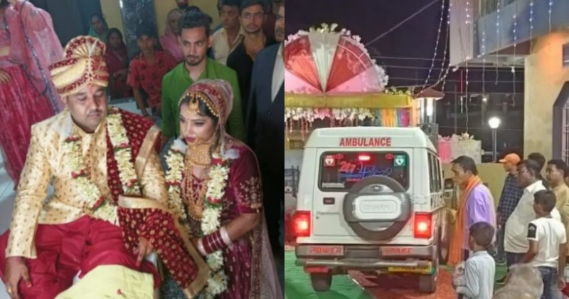 Anything For Love! Jharkhand Man Arrives With Baaraatis In Ambulance ...