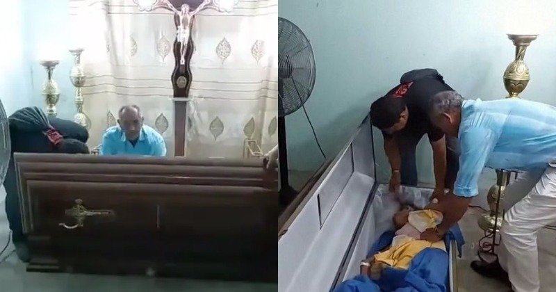 Woman Declared Dead Wakes Up And Knocks Coffin From Inside 5 Hours Before Funeral 