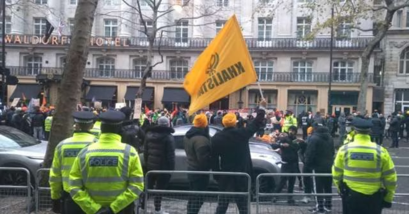 Pro-Khalistan Protesters