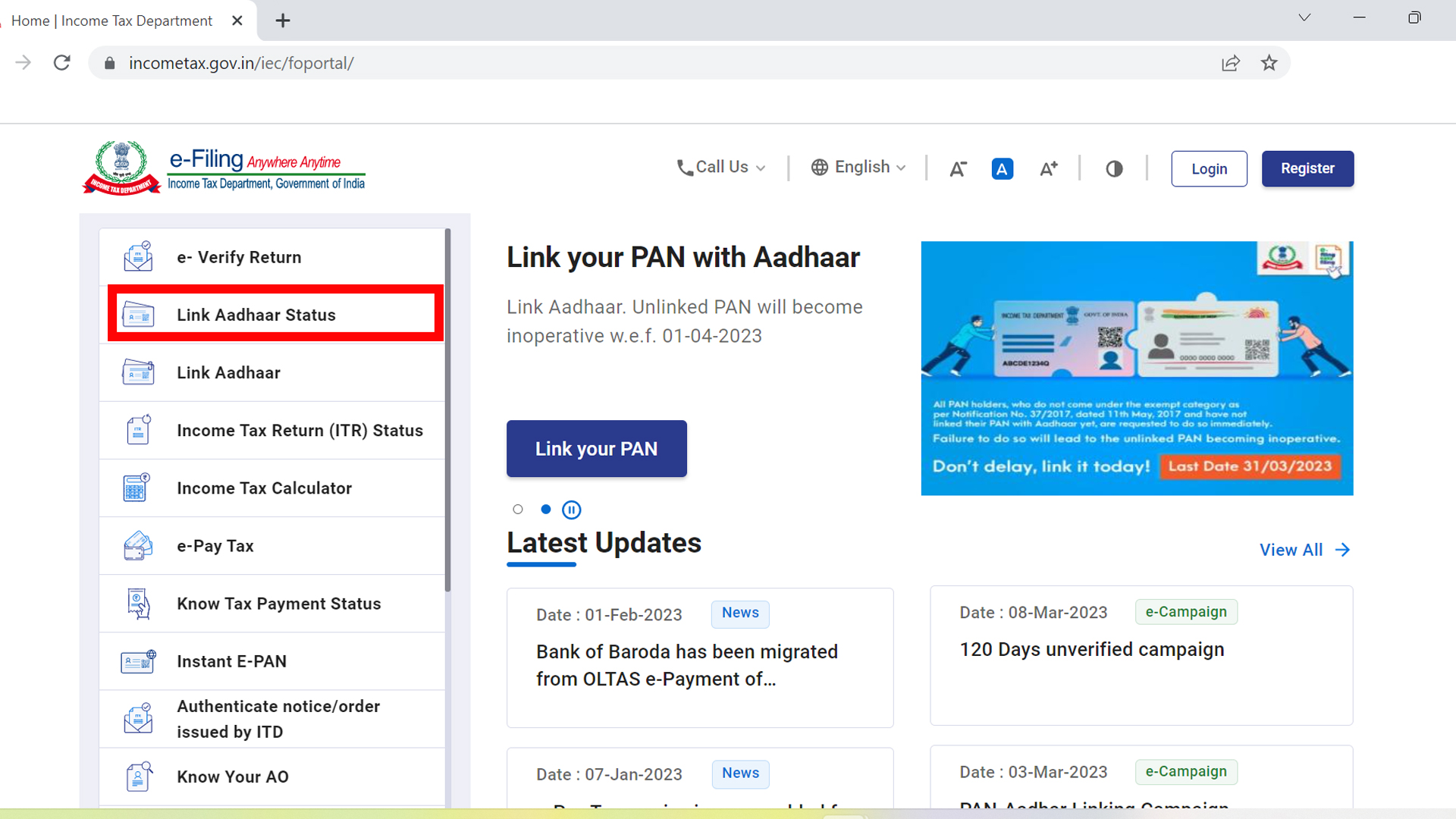 Pan Aadhaar Linking Deadline Expired Here How You Can Check Aadhaar Card Pan Card Linking 2221