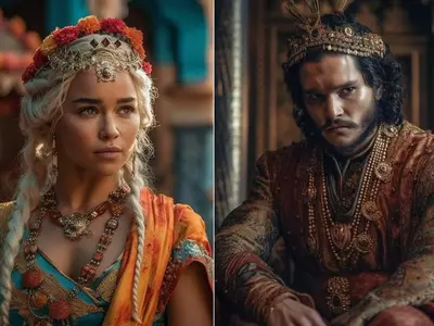 Ever Imagined Game of Thrones Characters In Indian Outfits? AI Will Show You How They Look