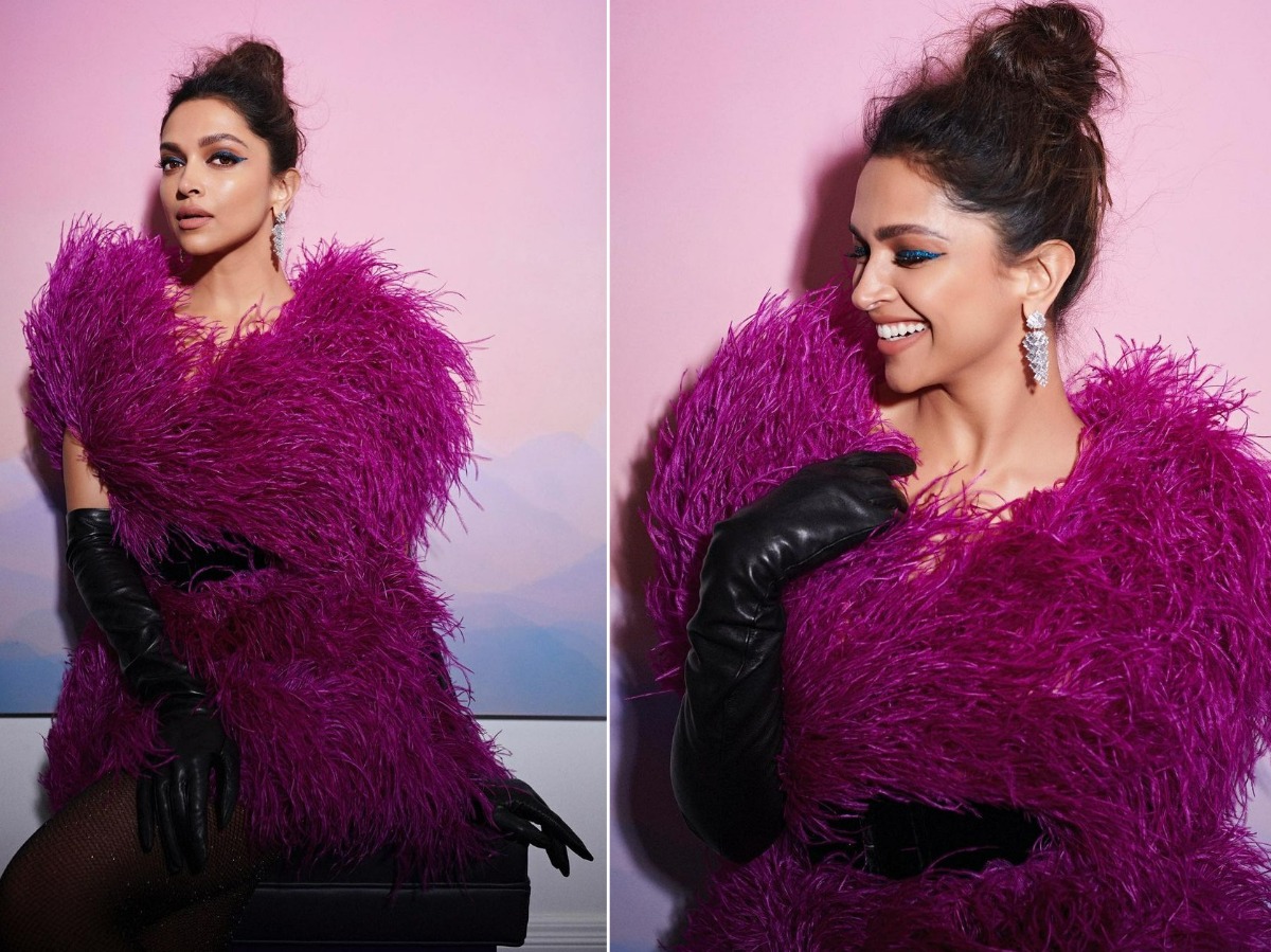 Deepika Padukone Looks Dreamy In Purple Outfit At Oscars After-Party, Fans Call Her 'Queen'