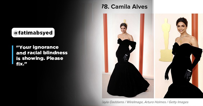 Oscars 2023: Deepika Padukone misidentified in photos as Brazilian model  Camila Alves