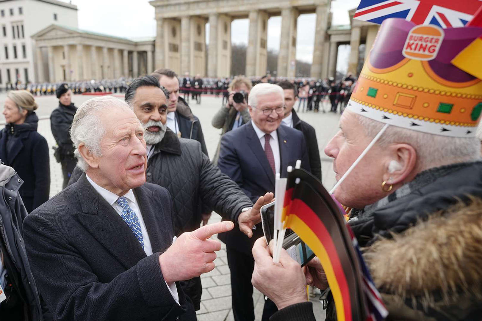 Fan Offers Burger King Crown To King Charles