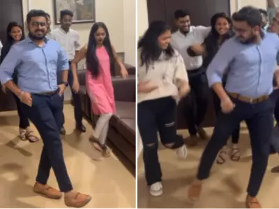 Get Off The Monday Blues By Watching This Manager Do "Nattu Nattu"