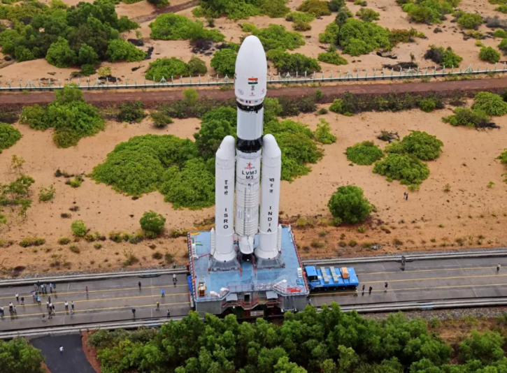 ISRO launch india biggest rocket LVM3 36 satellites 