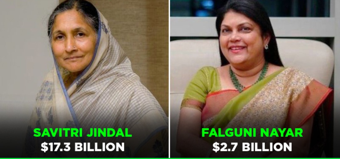 India Is Home To The Fifth Highest Number Of Female Billionaires In The World, Reveals Study