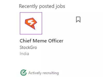 StockGro: Hiring Meme Chief Officer