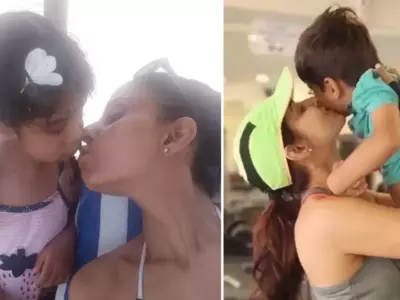 After Chhavi Mittal Gets Trolled For Kissing Kids On Lips, Fans Post Similar Pics In Her Support