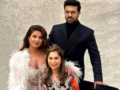 Ram Charan, Wife Upasana Visits Priyanka Chopra's LA Home Ahead Of Oscars 2023, Poses For Pics