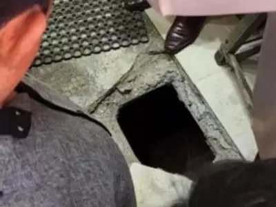 Thieves Rob UP Jeweller, Dig 10-Foot Tunnel In Drain