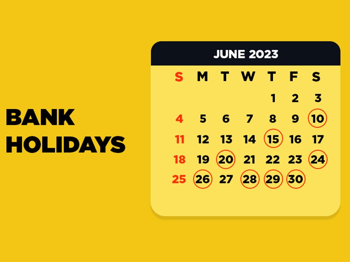 Bank Holidays In June 2023: Banks Will Be Closed For 12 Days Across States  In June