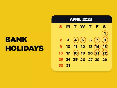 Bank holidays in April 2023