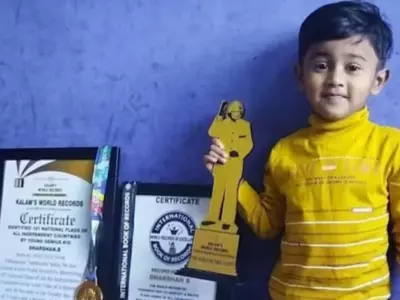 Tamil Nadu 3-Year-Old Breaks World Record
