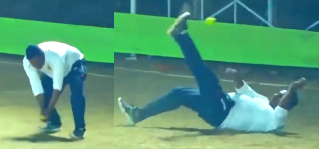 Mumbai Man's Epic Cricket Fielding Fail Goes Viral