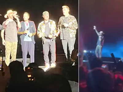 Backstreet Boys Member AJ McLean Throws His 'Undie' At Crowd During Concert, Video Goes Viral