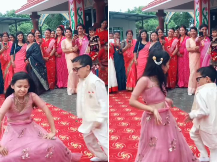 A viral Nepali children's dance video has gone viral around the world