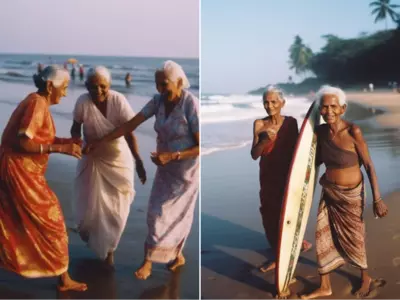 AI Imagery Captures Nani's Love for the Beach in Striking Visuals