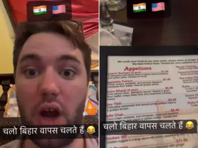 American Man's Fluent Hindi Rant on Samosa Price Rs. 20 in India vs. Rs. 500 in the US