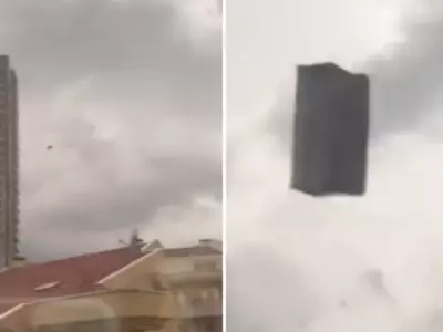Epic Storm Anomaly Sofa Takes Off, Wows Onlookers in Turkey